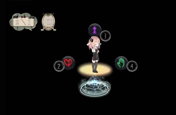 Сцена из внутреннего меню MECHANICA A Ballad of the Rabbit and Mercury