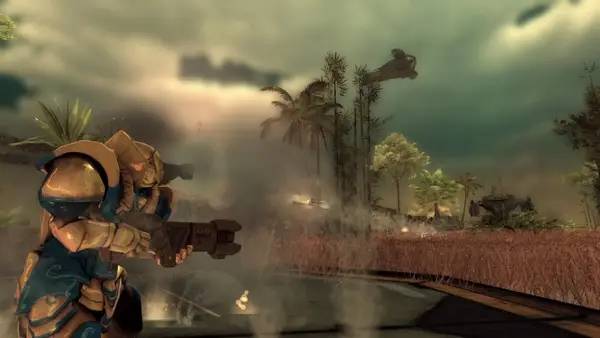 Сцена из внутреннего меню Mechs & Mercs Black Talons