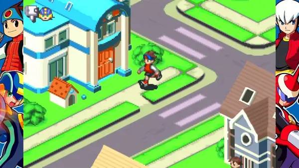 Сцена из внутреннего меню Mega Man Battle Network Legacy Collection Vol. 1
