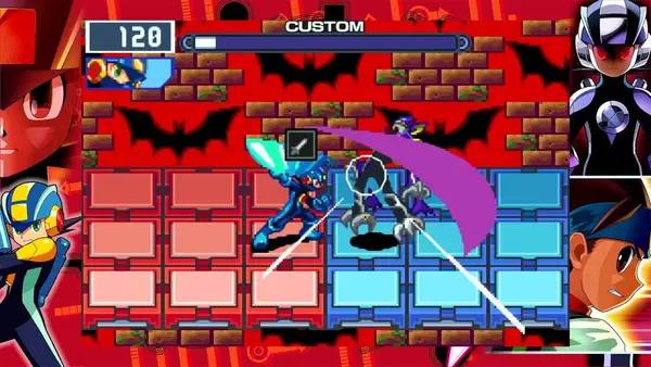 Сцена из внутреннего меню Mega Man Battle Network Legacy Collection Vol. 2
