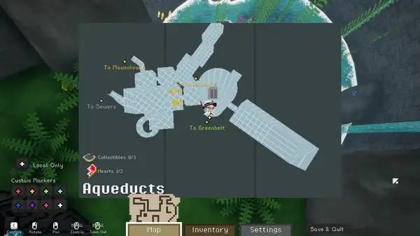 Сцена из внутреннего меню Metro Gravity