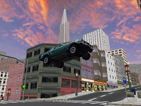 Сцена из внутреннего меню Midtown Madness 2