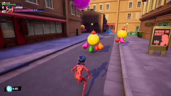 Сцена из внутреннего меню Miraculous - Paris Under Siege