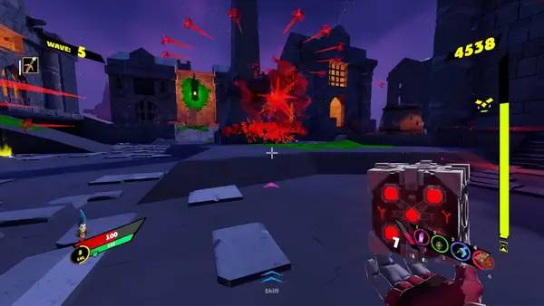 Сцена из внутреннего меню Mist Hunter