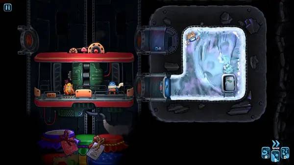 Сцена из внутреннего меню Molecats