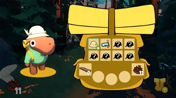 Сцена из внутреннего меню Moose Lost in the Woods