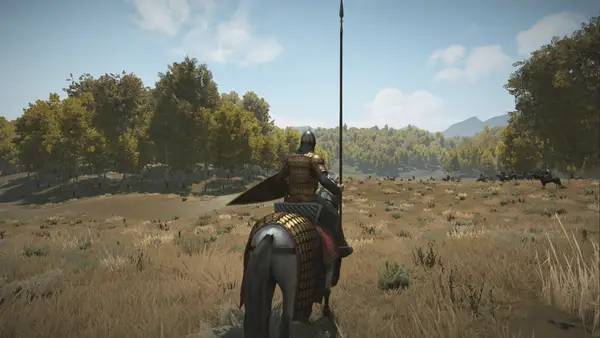 Сцена из внутреннего меню Mount & Blade 2  Bannerlord - In the Name of Jerusalem 2