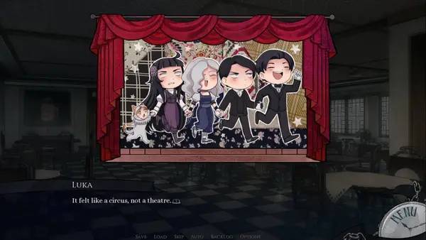 Сцена из внутреннего меню My Countless Worlds ~Enchanted Cape~