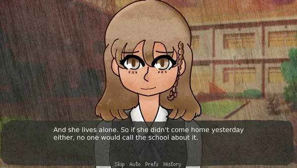 Сцена из внутреннего меню My GF Doesn't Know What I'm Into