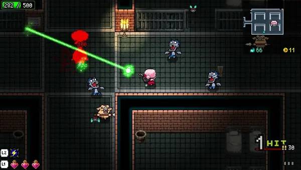 Сцена из внутреннего меню MYRIAD DEATH