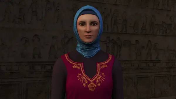 Сцена из внутреннего меню Nancy Drew Tomb of the Lost Queen