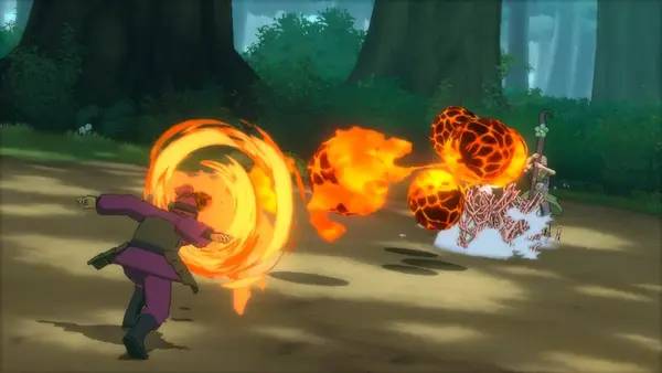 Сцена из внутреннего меню NARUTO SHIPPUDEN Ultimate Ninja STORM 3 Full Burst HD