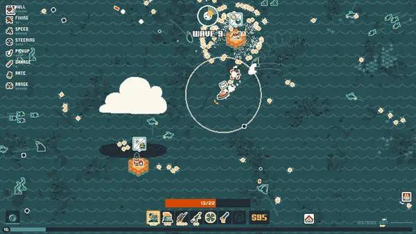 Сцена из внутреннего меню Nautical Survival