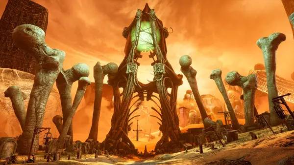 Сцена из внутреннего меню Necrophosis