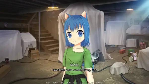 Сцена из внутреннего меню NEKOKORO