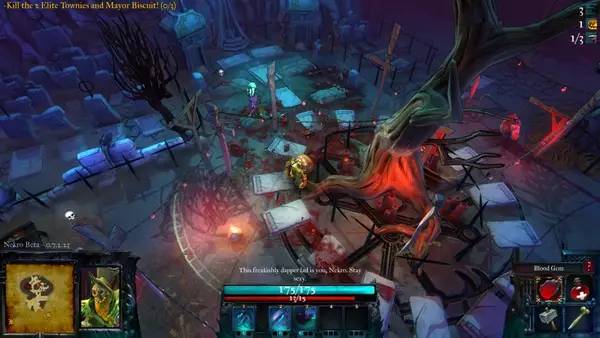 Сцена из внутреннего меню Nekro