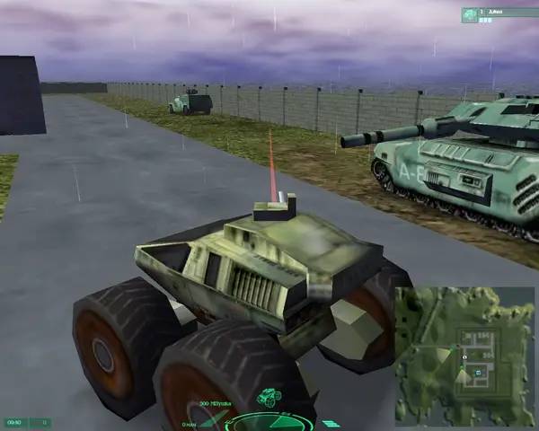 Сцена из внутреннего меню Необъявленная война (игра)