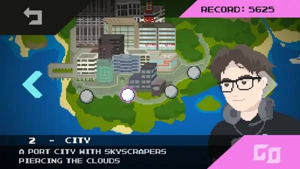 Сцена из внутреннего меню Neodori Forever