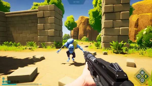 Сцена из внутреннего меню Neon Horizon Eclipse