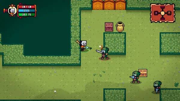 Сцена из внутреннего меню NETHER DUNGEONS