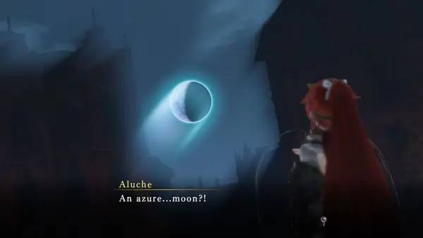 Сцена из внутреннего меню Nights of Azure 2 Bride of the New Moon