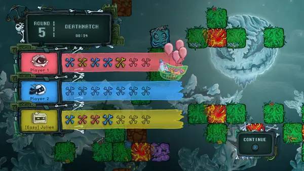 Сцена из внутреннего меню Ninza