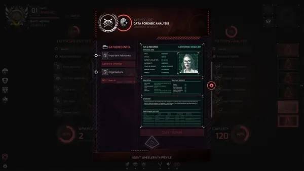 Сцена из внутреннего меню NITE Team 4 - Military Hacking Division