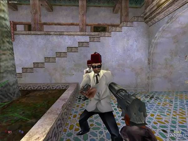 Сцена из внутреннего меню No One Lives Forever