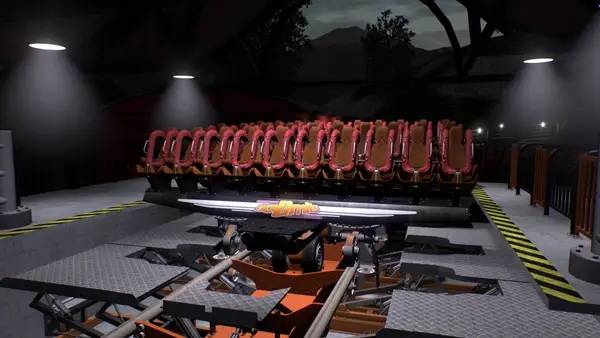 Сцена из внутреннего меню NoLimits 2 Roller Coaster Simulation