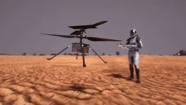 Сцена из внутреннего меню Occupy Mars The Game