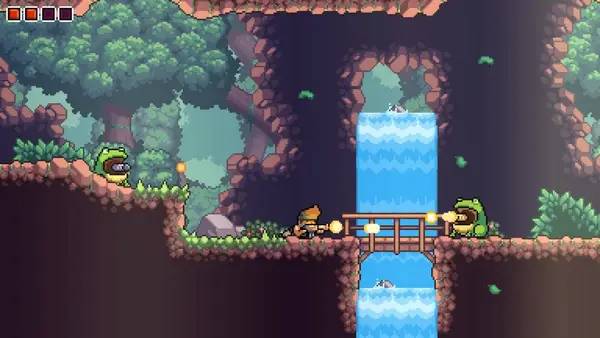 Сцена из внутреннего меню Omega Strike