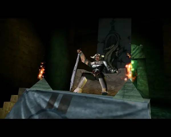 Сцена из внутреннего меню Omikron The Nomad Soul