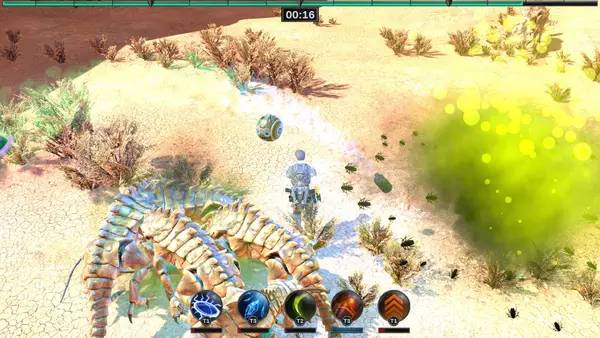 Сцена из внутреннего меню Outlanders Hunt and Survive