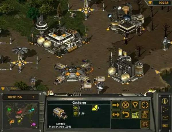 Сцена из внутреннего меню Outlive Robotics Versus Genetics