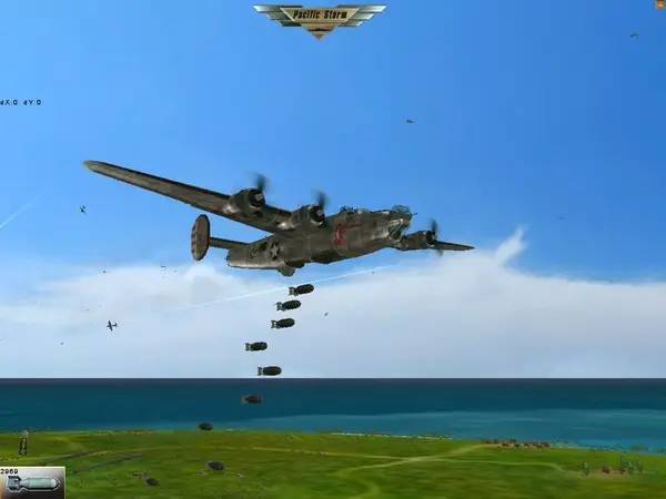 Сцена из внутреннего меню Pacific Storm