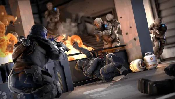 Сцена из внутреннего меню Panther VR