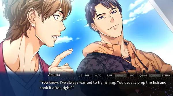 Сцена из внутреннего меню Paradise