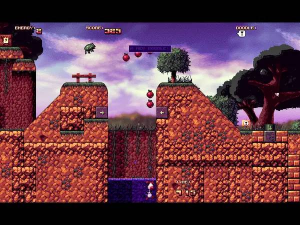 Сцена из внутреннего меню Pekka kana 2