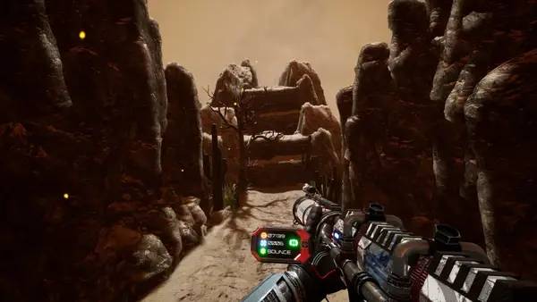 Сцена из внутреннего меню Photonic Distress