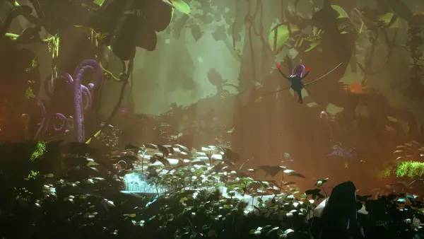 Сцена из внутреннего меню PLANET ALPHA