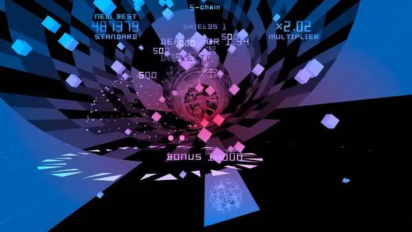 Сцена из внутреннего меню POLYBIUS