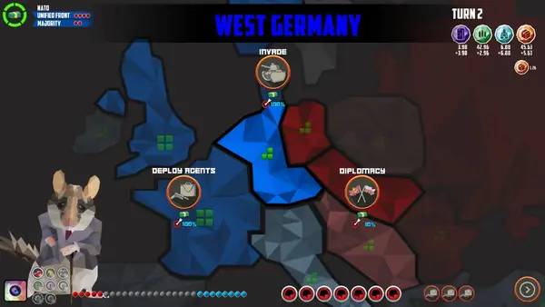 Сцена из внутреннего меню Precipice