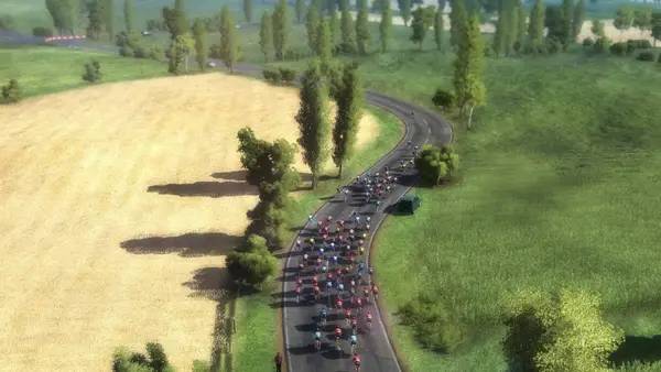 Сцена из внутреннего меню Pro Cycling Manager 2020