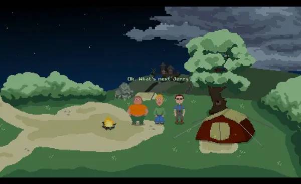Сцена из внутреннего меню Professor Crackbrain - And the awakening of the weredog