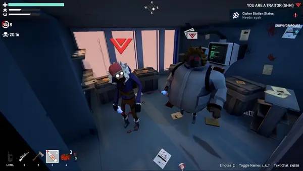 Сцена из внутреннего меню Project Winter