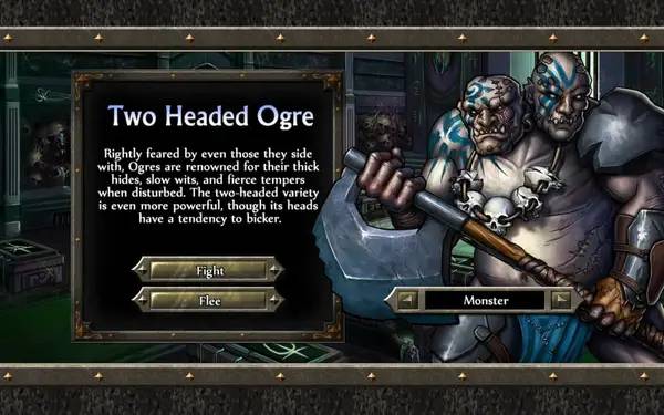 Сцена из внутреннего меню Puzzle Quest 2