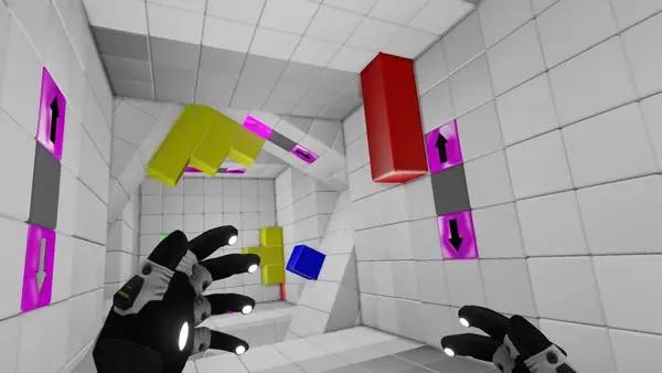 Сцена из внутреннего меню Q.U.B.E Director's Cut