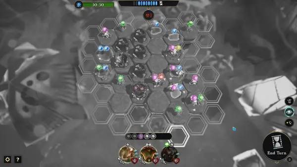 Сцена из внутреннего меню Quinterra