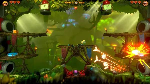 Сцена из внутреннего меню Rad Rodgers - Radical Edition