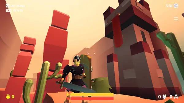 Сцена из внутреннего меню RaidLand